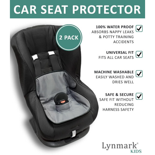 Lynmark 2x Potty Training Car Seat Protector Cover  Waterproof Soft P