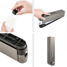 (triple white) 3 Chamber Water-resistant Wall Mount Soap And Shower Dispenser Hand Foam Dispenser Home Hotel Bathroom