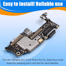 Charging Port Board for  Pixel 9 Pro XL Smartphone with Card Slots Repair Parts