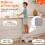 Babycurls Childrens Double Step Stool – NonSlip 2 Step Up for Toddlers 2
