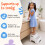 Babycurls Childrens Double Step Stool – NonSlip 2 Step Up for Toddlers 3