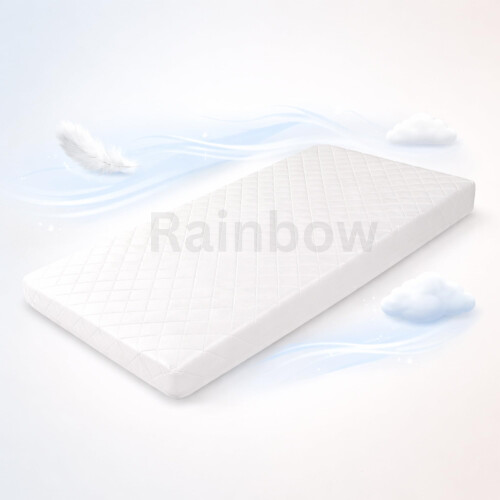 Rainbow RAINBOW Extra Thick Foam Bedside Mattress Wedge for Babylo Cozi Sleepe