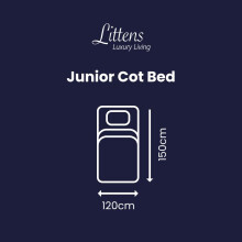Littens 25 Tog Lightweight Breathable Cool Anti Allergy Junior Cot Bed