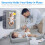Anti-Roll Baby Changing Mat, 80 * 40 CM Nappy Changing Mat with 6