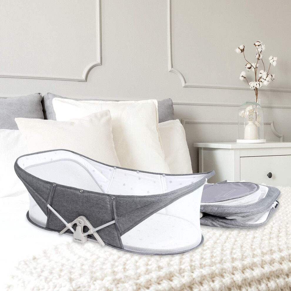Beberoad Portable Baby Bed Travel Bassinet Foldable Infant Crib Baby C