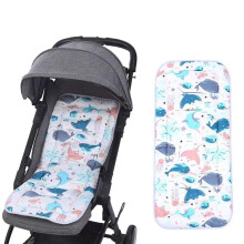 Baby Pushchair Seat Liner Breathable Baby Stroller Cushion Cotton Strollers Seat