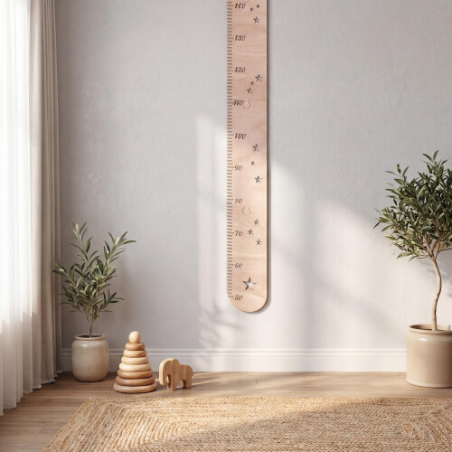 Cretosou Height Ruler Kids Height Growth Chart Removable Ruler (Celestial)