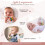 Sophie la Girafe Sophie la Girafe Sensory Teething Ring – 100 Natural Rubber MultiText 4