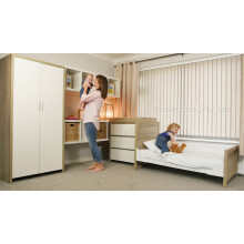 Tutti Bambini Modena 3Piece Nursery Furniture Set 3in1 Baby Cot Bed B