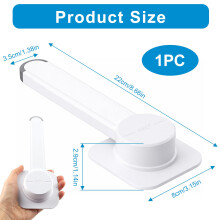 1PC Safety Toilet Lock Child Proof White Toilet Seat Locks and Lid Loc