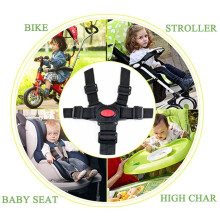 Toddler Booster Seat for Dining Chair, PU Washable Baby Booster Seat Non-Slip Bottom for Dining Table, Portable Travel Booster Cushion (Black)