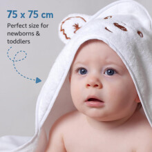 Paddington Baby Hooded Towel – 100 Cotton Baby Bath Towel for Newborn