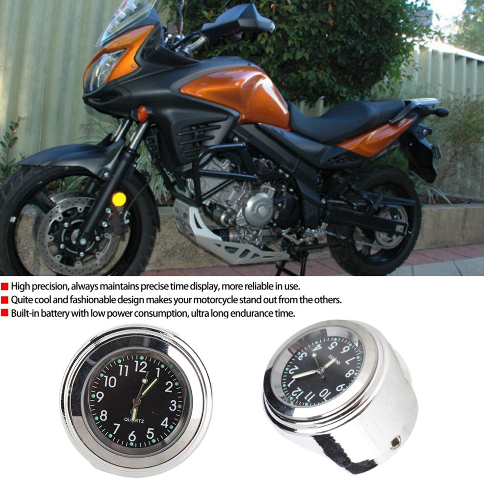 Aluminium Motorcycle Clock 22-25Mm Handlebar 7293282093751