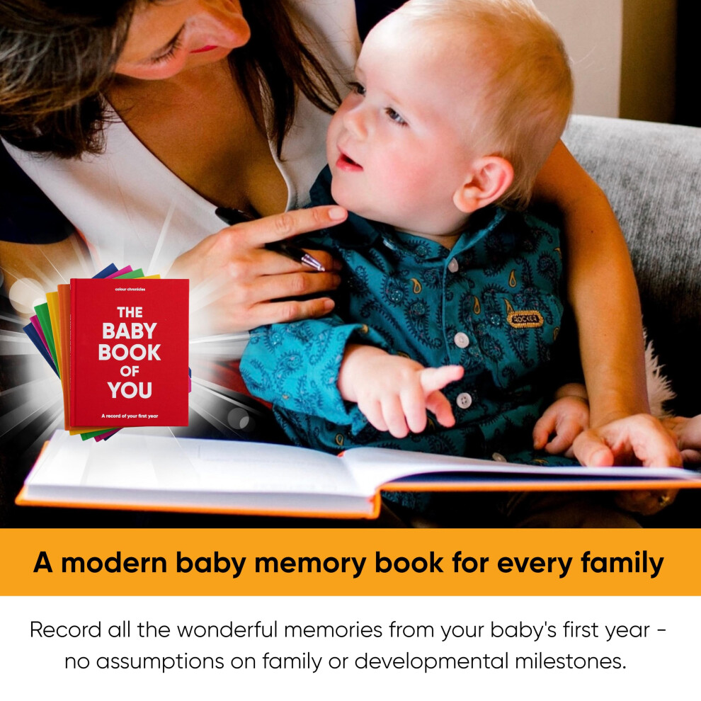 Colour Chronicles The Baby Book Of You Preserve Precious Memories From Birth To One Yea