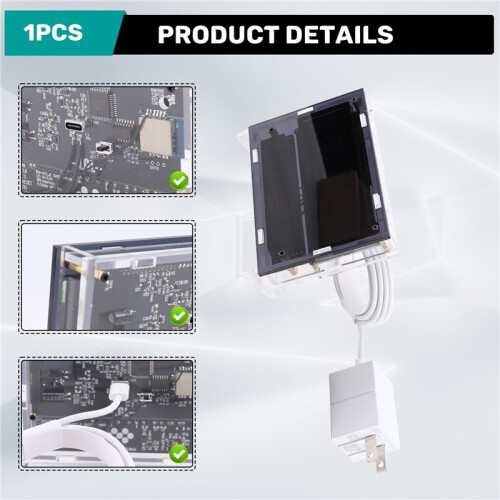 New VFD Global Clock Desk Pendant WiFi Timing Two VFD Screens DIY Clock 2