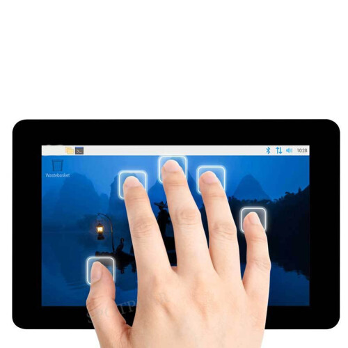 Display  de 5 Polegadas de 2ª Geração para Raspberry Pi Touch Display 2 com Resolução de 1280x720
