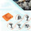 10pcs Tool Holder Mount for 18V Power Tool Mounting Base Wall Mounting Bracket Storage with 20 Screws(No Tool) 4