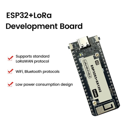 Wireless ESP32+LoRa V3 Development Board 433-510MHz Compatible with ESP32-S3 Nodes Type-C Interface 1
