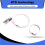 PT100 Temperature Sensor Pipe Superficial Mount Probe Platinum Resistance RTD Thermal Detector ,2m 5