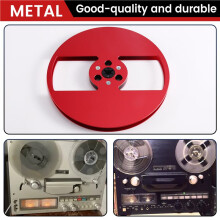 2 Hole Opening 1/4 7 Inch Empty Reel High Hardness Open Reel Aluminum Alloy Reel for Recording Studio