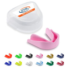 GAME GUARD Sports Mouthguard – Easy Fit Boil & Bite Gum Shield for Adults & Teens (Age 13+) – Mouth Guard for Rugby, Hockey, GAA – Ideal for Sch