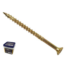 ForgeFast Elite Fast-Start Woodscrews | 5.0 x 40mm | Zinc Yellow | Tub 800