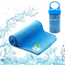 YQXCC Cooling Towels 120x30 cm, Ice Cool Microfibre Towel for Neck, Soft Breathable for Gym, Yoga, Golf, Running, Camping & Hot Weather