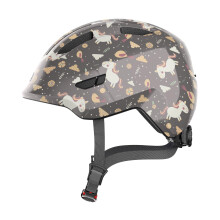 ABUS Smiley 3.0 children's helmet - bike helmet with a low fit, child-friendly designs & space for a pigtail - for girls and boys