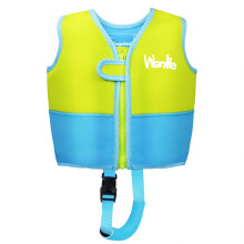 Wenlia Kids Swim Vest, Float Jacket Toddler Buoyancy Vest Neoprene Swimming Jacket with Crotch Strap for Boys Girls Age 1-6 Years