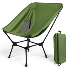 Rgaden Camping Chair, Lightweight Folding Camping Chair Quick Setup, Breathable Mesh, Compact Chair With A Storage Bag For Garden, Beach, Hiking, Gif