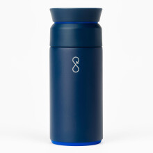 Ocean Bottle Brew Flask 350ml | Insulated Travel Flask for Hot & Cold Drinks | Recycled Stainless Steel | Sustainable, Eco Friendly Gift (Ocean Blue)