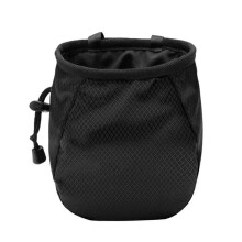 FUZVOL Climbing Chalk Bag Black Bucket Magnesium Chalk Bag with Belt Adjustable Pocket and Drawstring for Climbing Rock Outdoor Bouldering