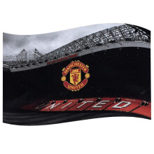 FOCO Manchester United FC Old Trafford Flag (91cm x 152cm) (Black/Red/Yellow)