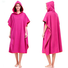 AUYAO Hooded Poncho Towel Adult Towel Wrap Robe Microfibre Changing Robe Towel with Pocket Oversized Towel Poncho Beach Universal Size Cover-Up Bath
