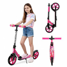 FREEDARE Kick Scooter for Kids Ages 8-12, 200mm Big Wheels Scooter for Kids, Teens and Adults, 4 Adjustable Height, 2 Wheels Scooter Foldable