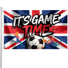 Union Flag 2026 Football World Cup Banner - 3x5ft Flags for World Cup 2026 Party Decorations - Large Supporters Flag for Home, Bar, Pub & World Cup P