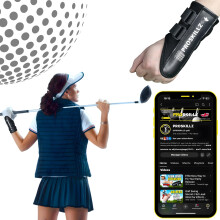 PROSKILLZ UK PRO Golf Wrist Brace – Adjustable Wrist Training Aid for Correct Swing Posture, Muscle Memory & Stability – Support for Senior, Begin