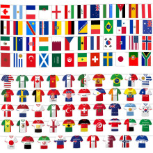 2Pack World Cup Bunting 2026 Premium Flag Bunting Banner 48 Qualified Countries Jersey Bunting for World Cup Decorations World Cup Flag Bunting for R