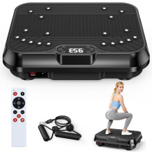 bigzzia Vibration Plate Exercise Machine for Whole Body Workout, 250 Speed Levels & 10 Auto Modes, 200W High Power Vibration Plate for Weight Loss &