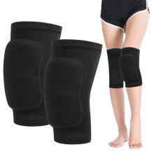 Xujinsongg 2 Pcs Knee Pads for Kids Age 7-12 Years, Thick Sponge Support Knees Protector, Knee Support Pads for Volleyball Football Dance Yoga Tennis