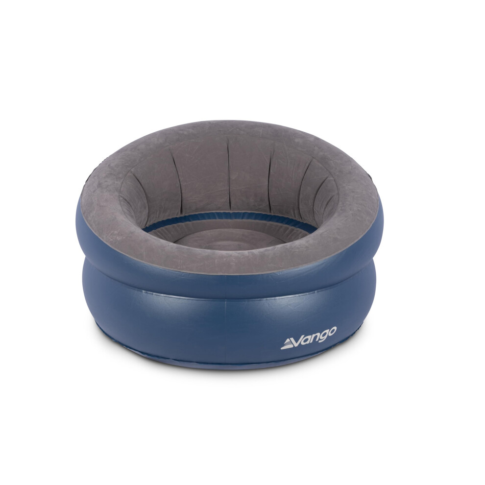 Vango Inflatable Donut Camping Chair – Flocked Inflatable Lounge Chair With Soft Pvc Surface, Lightweight & Portable, 120Kg Max Load – Ideal For C
