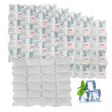 World-Bio Ice Packs for Cool Box, Shipping Food, Travel, Packing, Picnic Cooler Bags, Lunch Boxes - 24 Cell, 6 Pcs