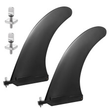 Zocipro 2Pcs Paddle Board Fin, 9 Inch Upgraded Nylon Surfboard Fins with 4 Screws, Universal Sup Fin Replacement, Detachable FCS Surfboard Fins for P