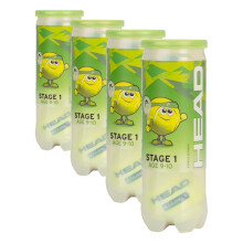 HEAD Stage 1 Green Tennis Balls (Pack of 4)