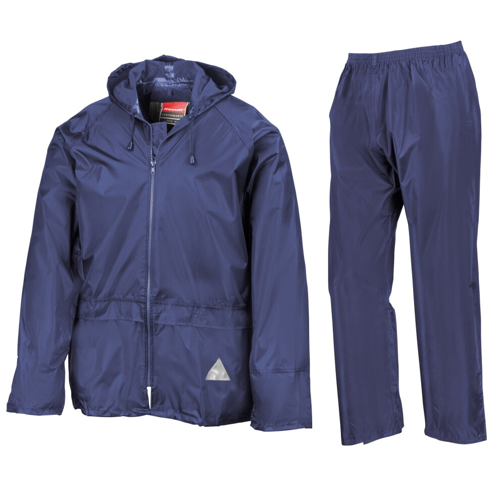 Result Waterproof Jacket/Trouser Suit In Carry Bag Royal Xl