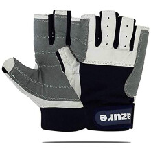 Azure Premium Quality Strong AMARA Navy Blue Sailing Enforced Palm Breathable Best Gloves Skiing Riding Running Hiking Fishing Sailing Indoor-Outdoor