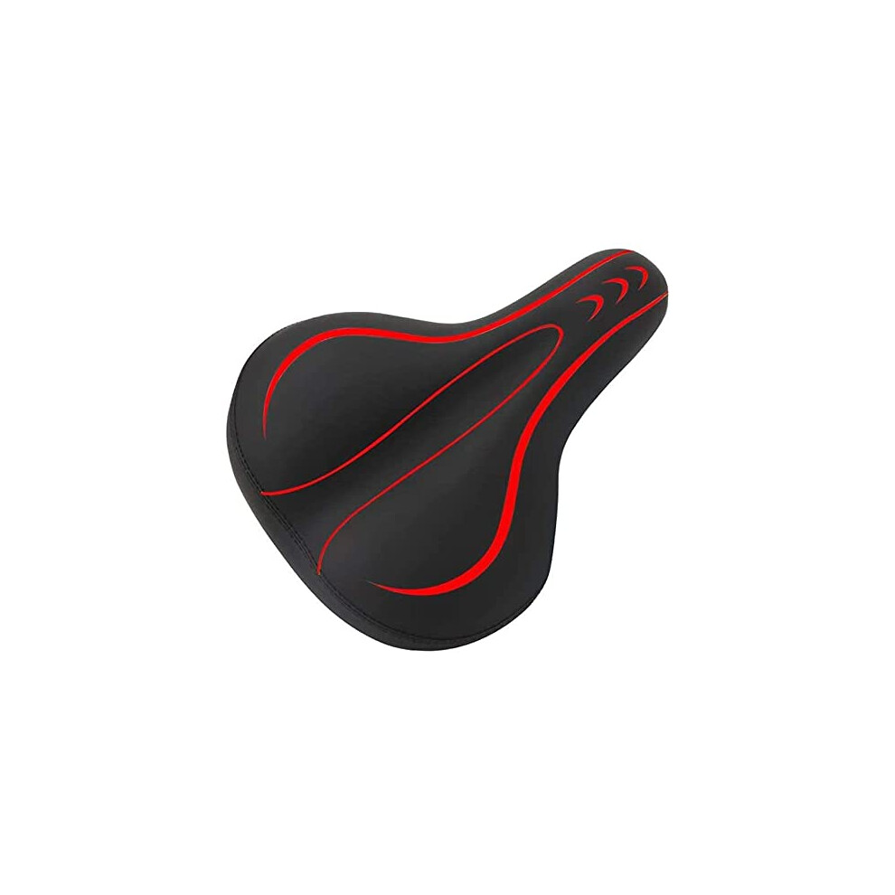 Dripex Gel Bike Seat - Comfort Universal Cycle Saddle Wide Cushion Pad Waterproof For Women & Men - Fits Mtb/Road/Spinning Bikes