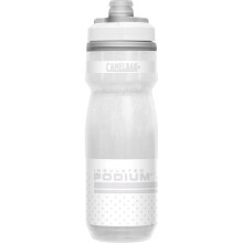 Camelbak PODIUM CHILL 21oz – bike bottle – self-sealing cap – leak-proof – easy cleaning – optimal cage fit – Reflective Ghost, size: OS