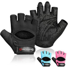 WESTWOOD FOX Gym Gloves for Men & Women–Ventilated Weight lifting,Fitness,Cycling & Training Gloves with Thick Padding,Full Palm Protection,Non-Slip