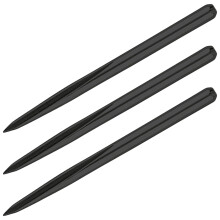 Unicorn Volute Replacement Steel Tip Dart Points | Black Coating | Plain Grip | 42 mm | 3 per Pack